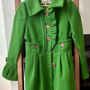 Pink Martini Lush Green Pea Coat